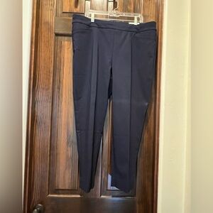 NWT Chico's Basic Slim Slit Ankle Pant Basic in Navy Size 18